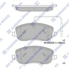 SP1852 Hi-Q Комплект гальмівних колодок дисковий гальм