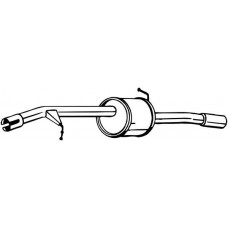 135-109 BOSAL Глушник вихлопних газів кінцевий
