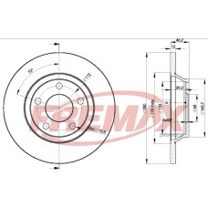 BD-4064 FREMAX Гальмівний диск