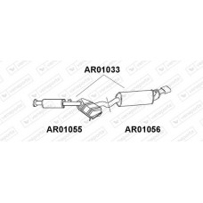 AR01056 VENEPORTE Глушник вихлопних газів кінцевий