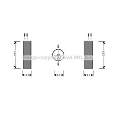 MSD053 AVA QUALITY COOLING Осушувач кондиціонера
