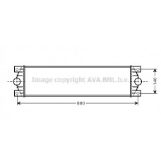 Интеркулер AVA QUALITY COOLING RTA4089