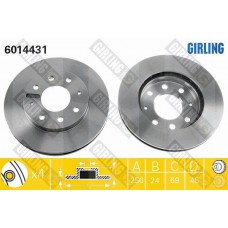 6014431 GIRLING Гальмівний диск