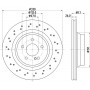 8DD 355 127-931 HELLA PAGID Гальмівний диск