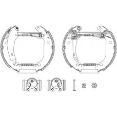8DB 355 003-751 HELLA PAGID Комплект гальмівних колодок