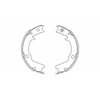 KBS-6401 KAVO PARTS Комплект гальмівних колодок