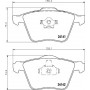 8DB 355 011-721 HELLA PAGID Комплект гальмівних колодок дисковий гальм
