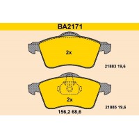BA2171 BARUM Комплект гальмівних колодок дисковий гальм