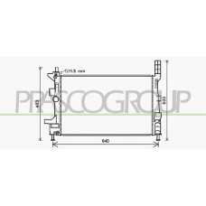 FD428R003 PRASCO Радіатор охолодження двигуна