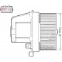 DEA33003 DENSO Вентилятор салону