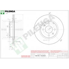 V709 PILENGA Гальмівний диск