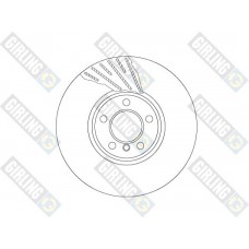 6066125 GIRLING Гальмівний диск