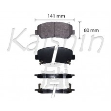 FK3155 KAISHIN Комплект гальмівних колодок дисковий гальм