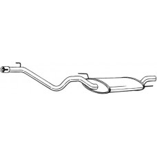 282-683 BOSAL Глушник вихлопних газів кінцевий