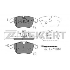 BS-1316 ZEKKERT Комплект гальмівних колодок дисковий гальм