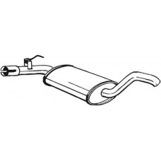 233-769 BOSAL Середній глушник вихлопних газів