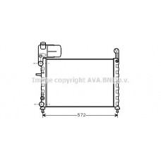 FT2101 AVA QUALITY COOLING Радіатор охолодження двигуна