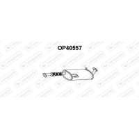 OP40557 VENEPORTE Середній глушник вихлопних газів