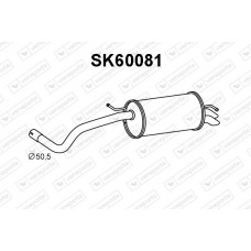 SK60081 VENEPORTE Глушник вихлопних газів кінцевий
