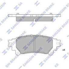 SP1458 Hi-Q Комплект гальмівних колодок дисковий гальм
