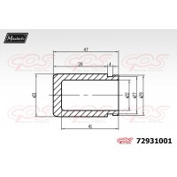 72931001 MAXTECH Поршень корпус скоби гальма