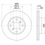 8DD 355 104-991 HELLA PAGID Гальмівний диск