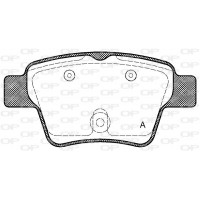 BPA1138.00 OPEN PARTS Комплект гальмівних колодок дисковий гальм