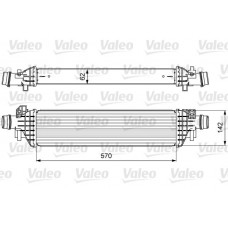 818628 VALEO Интеркулер