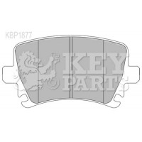 KBP1877 KEY PARTS Комплект гальмівних колодок дисковий гальм