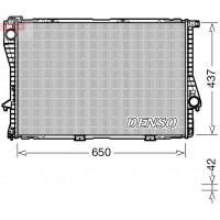 DRM05048 DENSO Радіатор охолодження двигуна