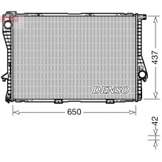 DRM05048 DENSO Радіатор охолодження двигуна