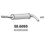 58.6095 ASSO Середній глушник вихлопних газів