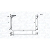 350213187500 MAGNETI MARELLI Радіатор охолодження двигуна