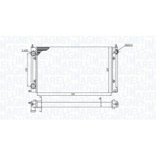 350213187500 MAGNETI MARELLI Радіатор охолодження двигуна