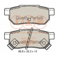 704-06015 IAP QUALITY PARTS Комплект гальмівних колодок дисковий гальм