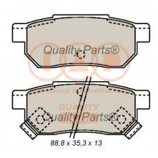 704-06015 IAP QUALITY PARTS Комплект гальмівних колодок дисковий гальм