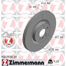 150.2930.20 ZIMMERMANN Гальмівний диск