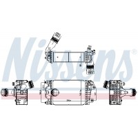 961602 NISSENS Интеркулер