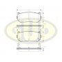 GBP880170 G.U.D. КомплеК т гальмівних колодок, дискове гальмо