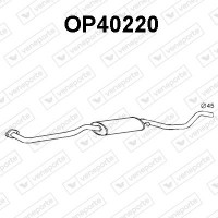 OP40220 VENEPORTE Середній глушник вихлопних газів