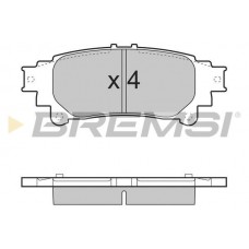 BP3482 BREMSI Комплект гальмівних колодок дисковий гальм