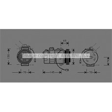 AIAK011 AVA QUALITY COOLING Компресор кондиціонера