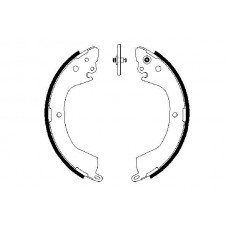 0 986 487 684 BOSCH Комплект гальмівних колодок