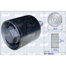 15-3897 IPD Паразитный / Ведущий ролик, Зубчастий ремінь