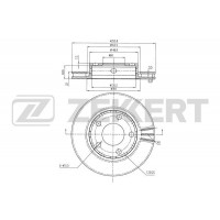 BS-6202 ZEKKERT Гальмівний диск