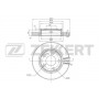 BS-6202 ZEKKERT Гальмівний диск