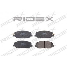 402B0262 RIDEX Комплект гальмівних колодок дисковий гальм