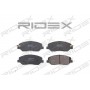 402B0262 RIDEX Комплект гальмівних колодок дисковий гальм