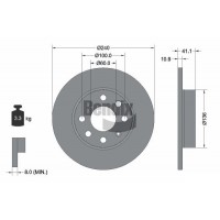 BDS1390 BENDIX Braking Гальмівний диск
