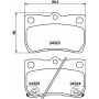 8DB 355 030-381 HELLA PAGID Комплект гальмівних колодок дисковий гальм
